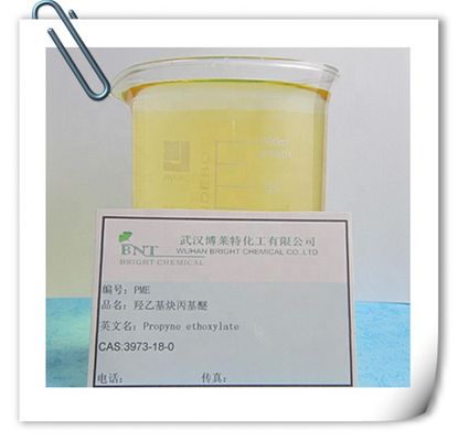 افزودنی نیکل پردازی PME CAS 3973-18-0/Propynol ethoxylate 98٪ مایع زرد روشن