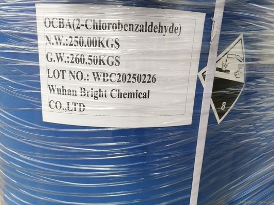 OCBA 2-Chlorobenzaldehyde 99.5% مایع Cas 89-88-5 عامل صاف کننده گالوانیزه